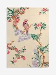 Cath Kidston Natural Birds and Berries Wool Tufted Rug - Image 5 of 5