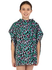 Harry Bear Animal Print Hooded Towel Poncho - Imagen 1 de 12