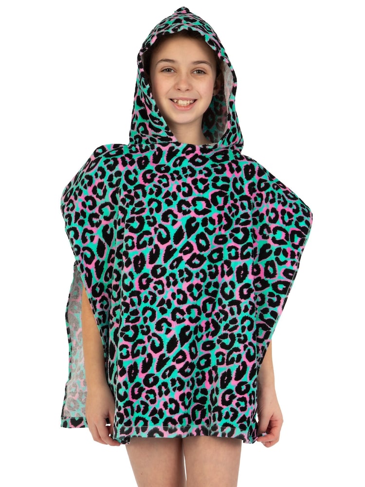 Harry Bear Animal Print Hooded Towel Poncho - Imagen 2 de 12