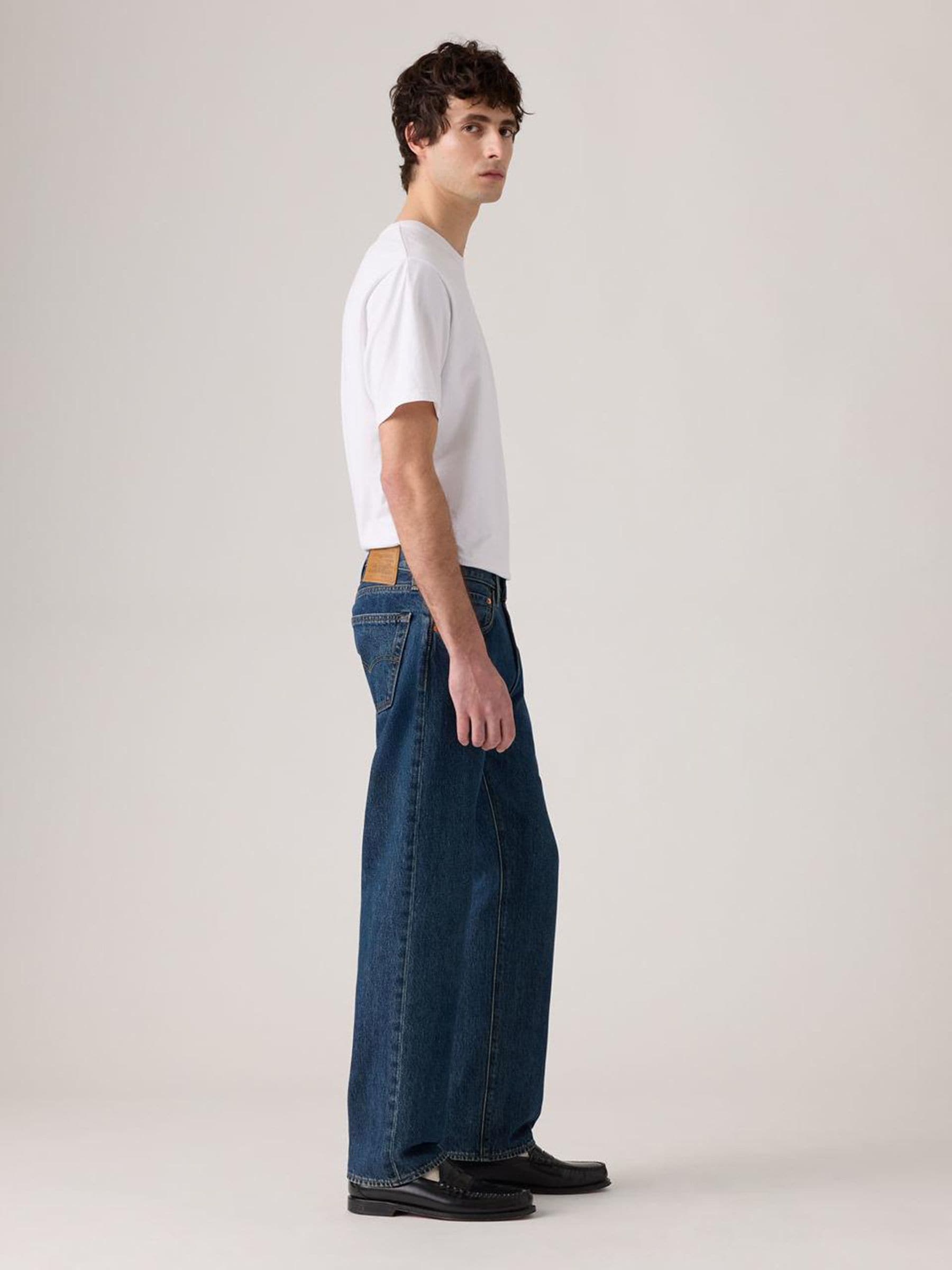 Buy Levi's® Check The Score Blue 555™ Relaxed Straight Jeans from