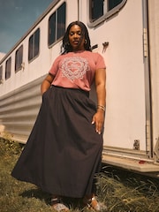 Camiseta Yours Curve Happiness Placement - Imagem 3 de 4