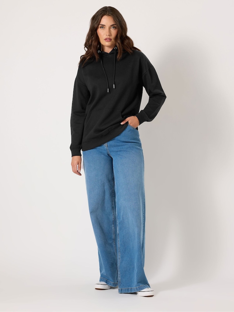 Long Tall Sally Black Overhead Hoodie - Image 2 of 5