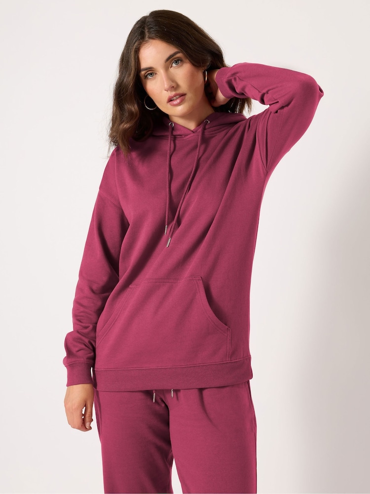 Rosa - Long Tall Sally alto Hoodie - Imagem 1 de 5