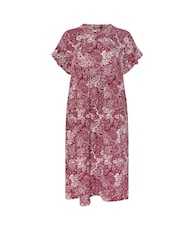 Yours Curve Pink Frill Sleeve Midaxi Dress - Image 6 of 6