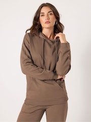 Long Tall Sally Brown Overhead Hoodie - Image 1 of 5