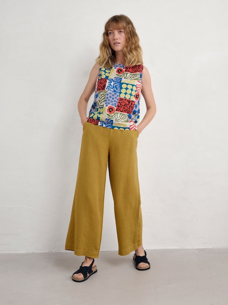 Seasalt Cornwall Blue Multi Colour Study Top - Image 1 of 5