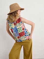 Seasalt Cornwall Blue Multi Colour Study Top - Image 2 of 5