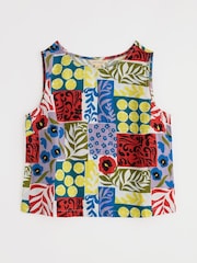 Seasalt Cornwall Blue Multi Colour Study Top - Image 4 of 5