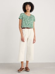 Seasalt Cornwall Green Appletree T-Shirt - Image 1 of 5