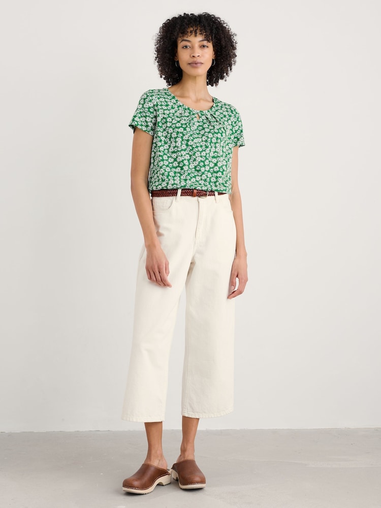 Seasalt Cornwall Green Appletree T-Shirt - Image 1 of 5