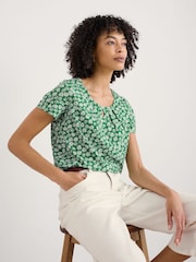 Seasalt Cornwall Green Appletree T-Shirt - Image 2 of 5
