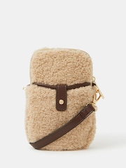 Accessorize Natural Borg Phone Bag - Image 1 of 4