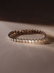 The Diamond Store Gold Heart 0.15ct H/SI Lab Diamond Tennis Bracelet  in 18K Gold Vermeil - Image 1 of 6