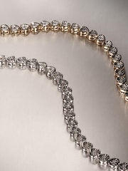 The Diamond Store Gold Heart 0.15ct H/SI Lab Diamond Tennis Bracelet  in 18K Gold Vermeil - Image 2 of 6
