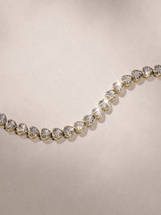The Diamond Store Gold Heart 0.15ct H/SI Lab Diamond Tennis Bracelet  in 18K Gold Vermeil - Image 5 of 6