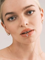 The Diamond Store White Love Letter Initial 0.10ct Lab Diamond Necklace in 18K Gold Vermeil - Image 4 of 4