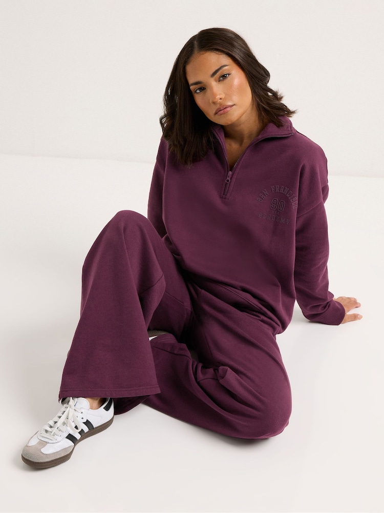 PixieGirl Petite Red San Francisco Zip Sweatshirt - Image 1 of 6