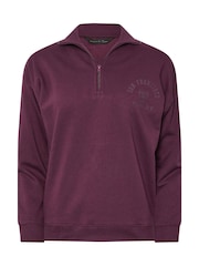 PixieGirl Petite Red San Francisco Zip Sweatshirt - Image 6 of 6