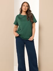 Verde - Yours Curve Peter Pan Lace Collar Top - Imagem 2 de 6