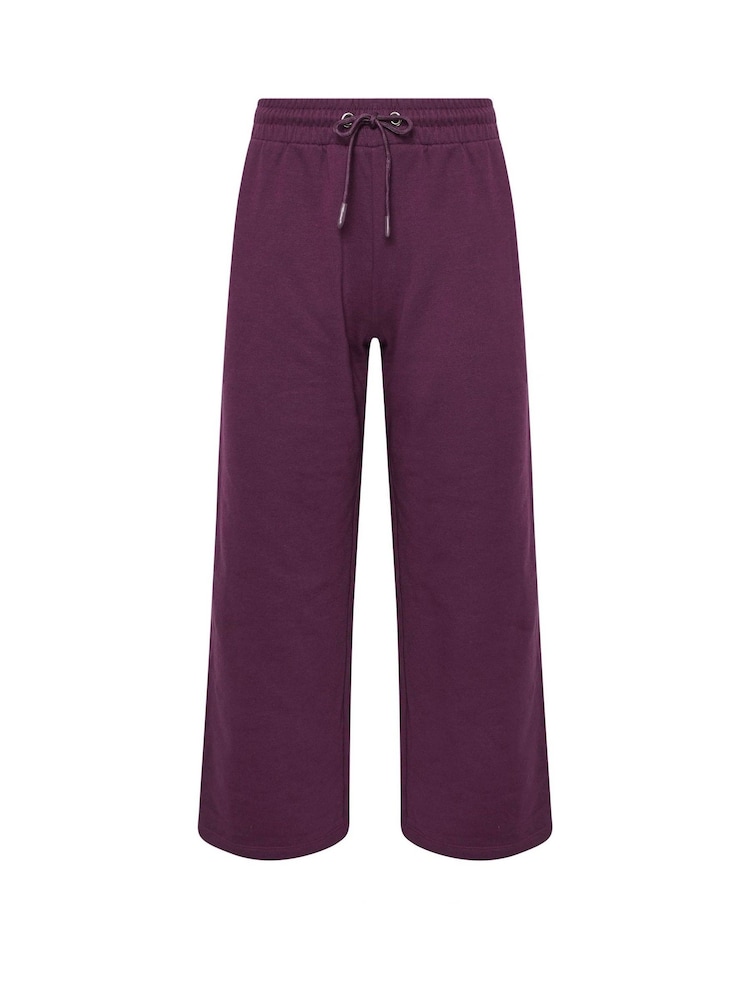 M&Co Purple Petite Wide Leg Joggers - Image 5 of 5