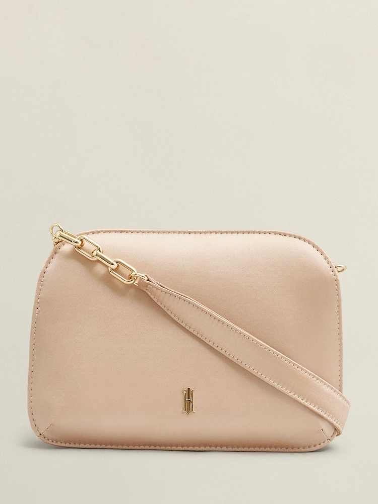 Hobbs Brown Milan Clutch Bag - Image 1 of 3 Hobbs Brown Milan Clutch Bag - Image 1 of 3