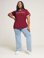 Yours Curve Ringer Placement T-Shirt - Imagem 2 de 5