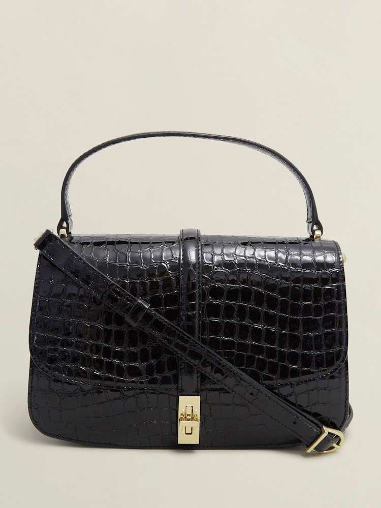 Hobbs Black Larissa Cross-Body Bag - Image 1 of 3 Hobbs Black Larissa Cross-Body Bag - Image 1 of 3