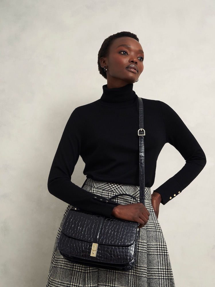 Hobbs Black Larissa Cross-Body Bag - Image 2 of 3 Hobbs Black Larissa Cross-Body Bag - Image 2 of 3