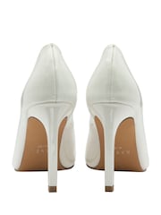 Ravel White Stiletto Heel Court Shoes - Image 3 of 4
