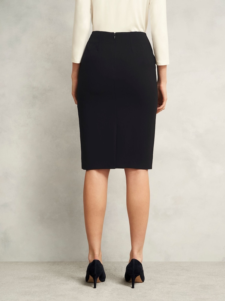 Hobbs Black Petite Rae Skirt - Image 2 of 4 Hobbs Black Petite Rae Skirt - Image 2 of 4