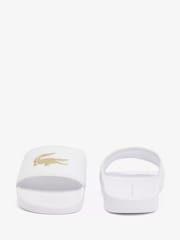 Lacoste White Serve Slide Slippers - Image 5 of 7