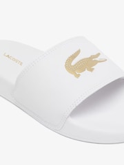 Lacoste White Serve Slide Slippers - Image 7 of 7