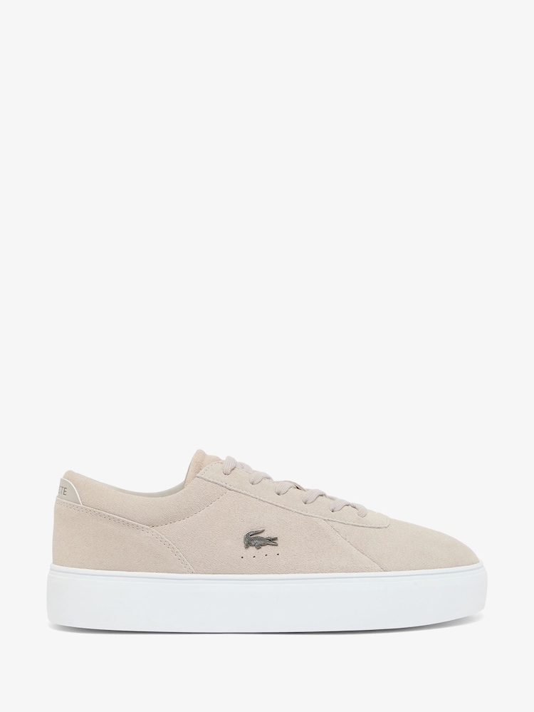 Lacoste Natural Court Trainers - Image 1 of 6