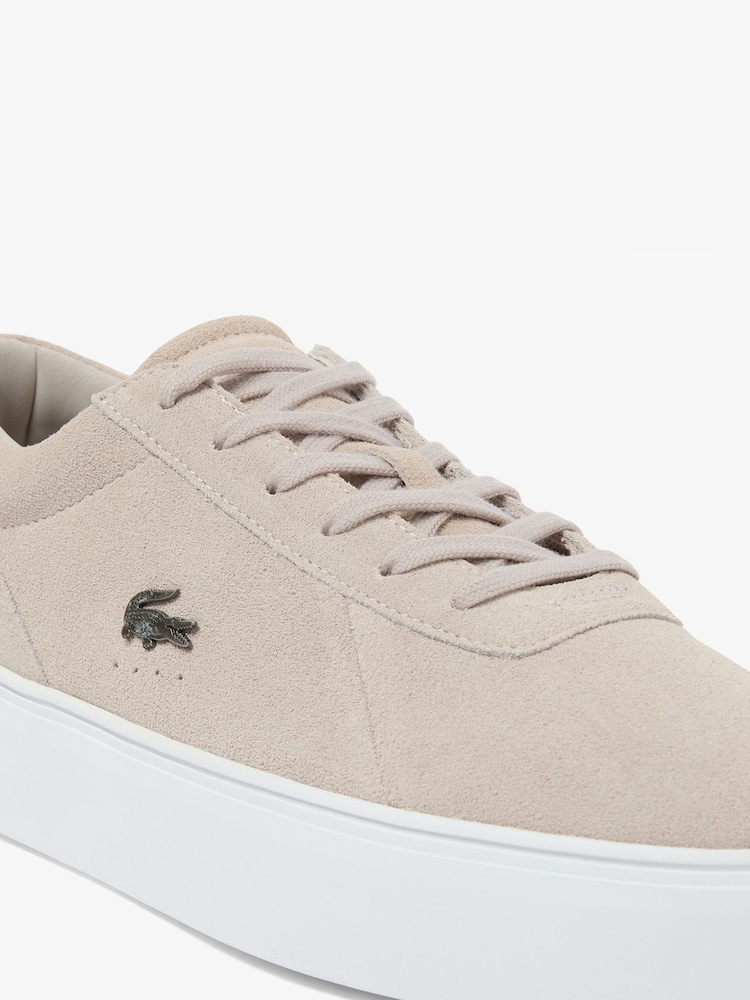 Lacoste Natural Court Trainers - Image 6 of 6