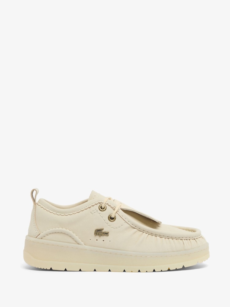 Lacoste Natural Umpire Trainers - Image 1 of 5