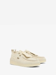 Lacoste Natural Umpire Trainers - Image 2 of 5
