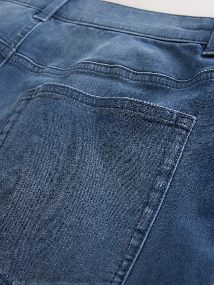 Bleu acier - Slim Fit (Slim Fit) - Jean Shorts extensibles - Image 11 de 11