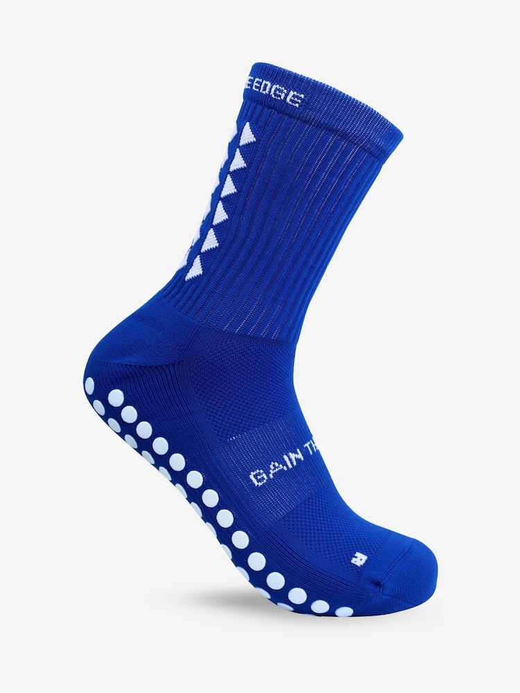 Gain the Edge Blue Midcalf Football Grip 3.0 Socks - Image 3 of 3 Gain the Edge Blue Midcalf Football Grip 3.0 Socks - Image 3 of 3