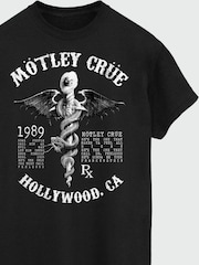 Brands In Black Motley Crue Hollywood Music T-Shirt - Image 4 of 4