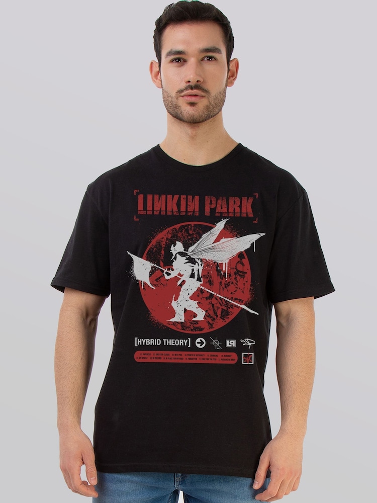 Brands In Black Linkin Park Hybrid Theory Music T-Shirt - Image 1 of 4