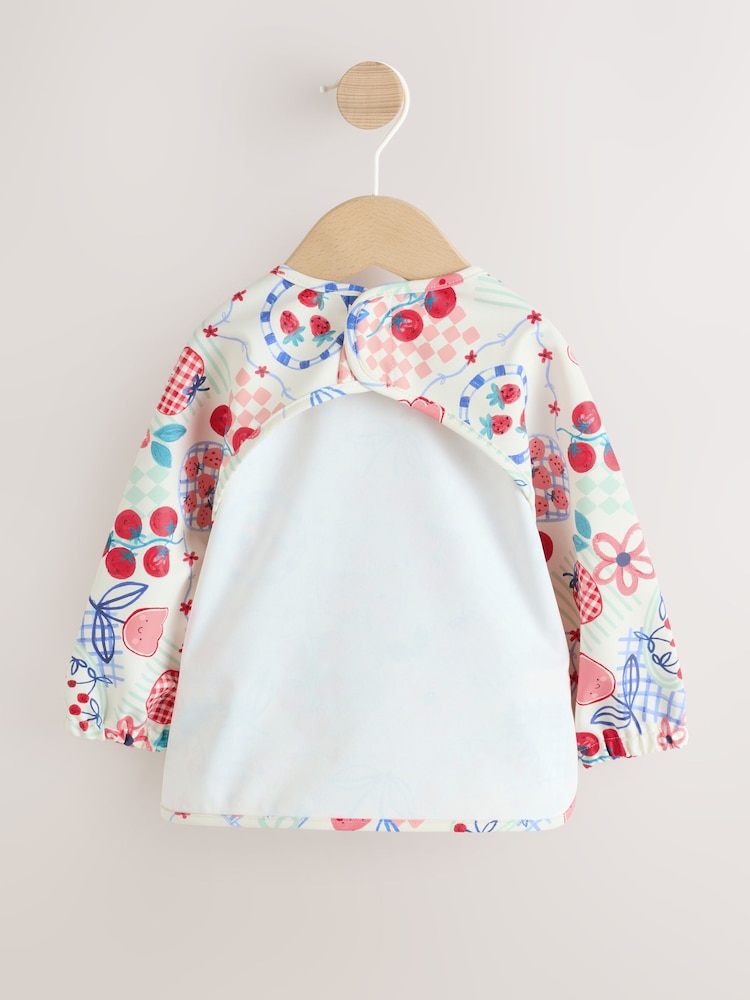 Red Weaning And Feeding Sleeved Bib - Image 2 of 8