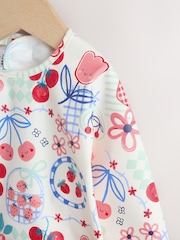 Red Weaning And Feeding Sleeved Bib - Image 3 of 8