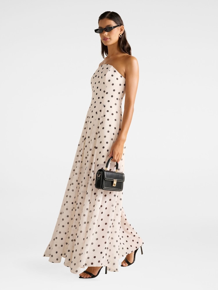 Forever New White Kimora Strapless Maxi Dress - Image 4 of 4