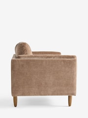 Distressed Chenille Cinnamon Brown Kayden 2 Seater Small Sofa In A Box - Image 7 of 9