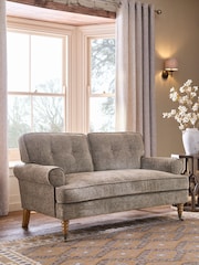 Cotswold Chenille Mink Brown Delia 2 Seater Small Sofa - Image 1 of 8