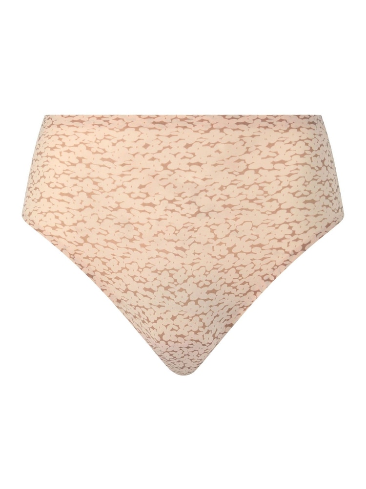Chantelle One Size Soft Stretch Seamless High Waisted Nude Knickers - Image 4 of 4