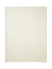 Dreams & Drapes Green Bennet Check Sherpa Reverse Throw - Image 3 of 4