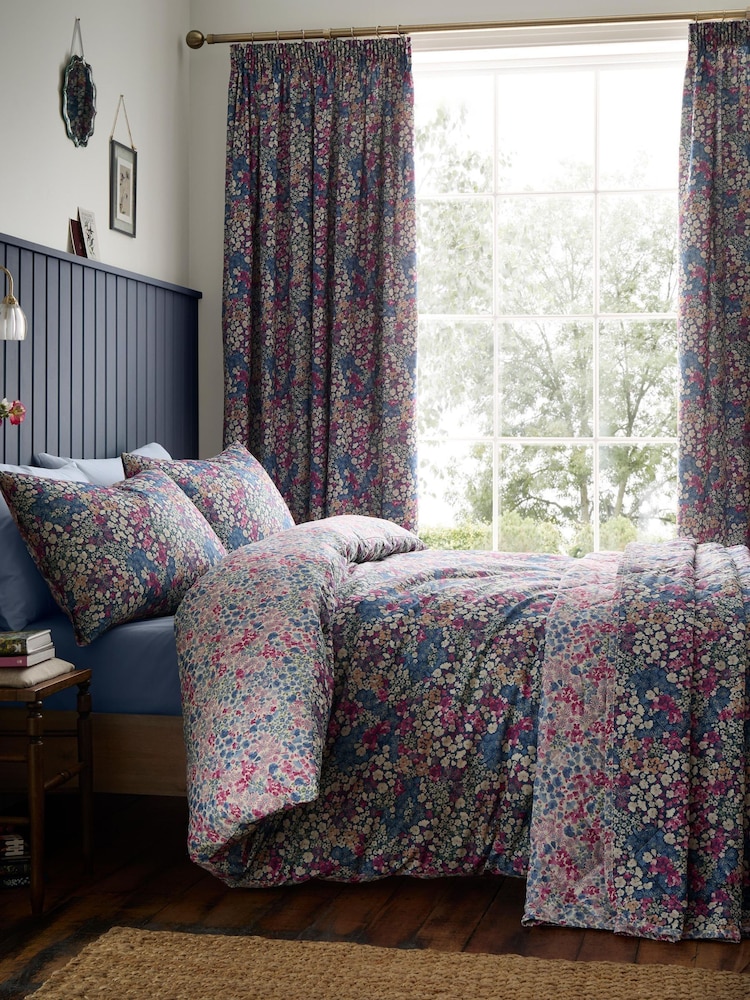 Dreams & Drapes Navy Bessie Quilted Bedspread - Image 3 of 3