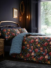 Dreams & Drapes Navy Bejewelled Duvet Cover Set - Image 1 of 4