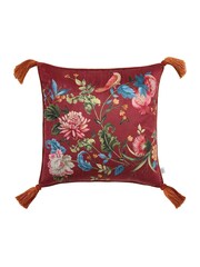 Dreams & Drapes Bejewelled Velvet Filled Cushion - صورة 4 من 5